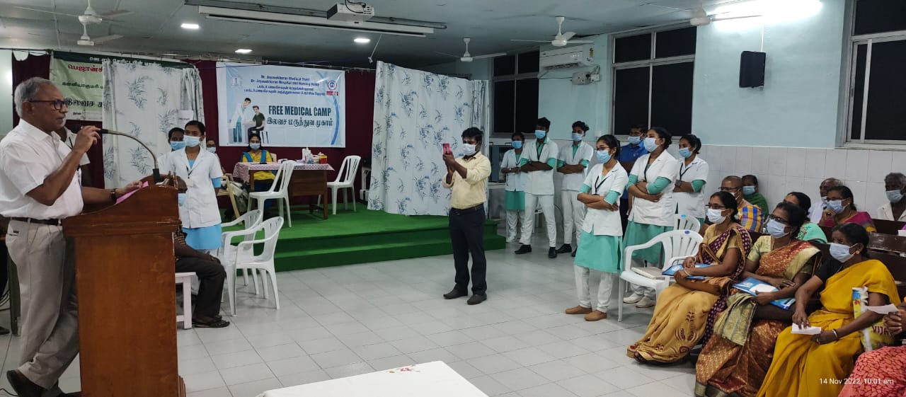 Free eye medical camp, November 2022